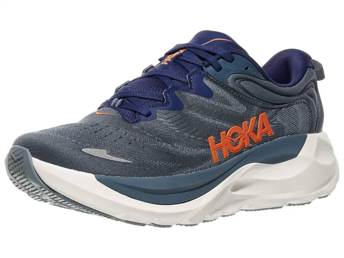 Tenis para correr de hombre color azul marino y azul