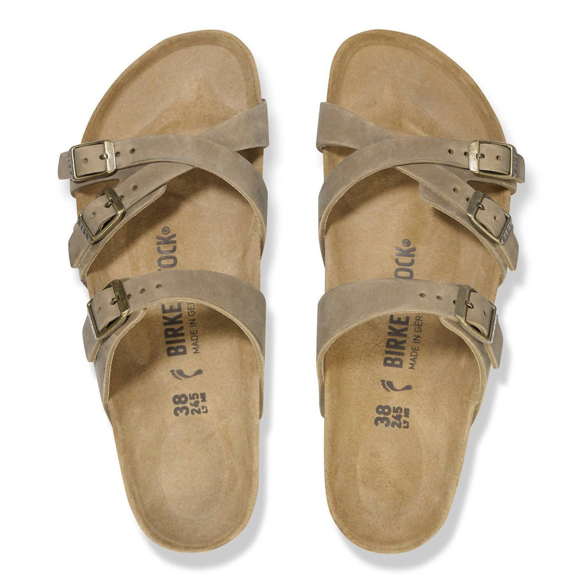 Sandalias de mujer de cuero