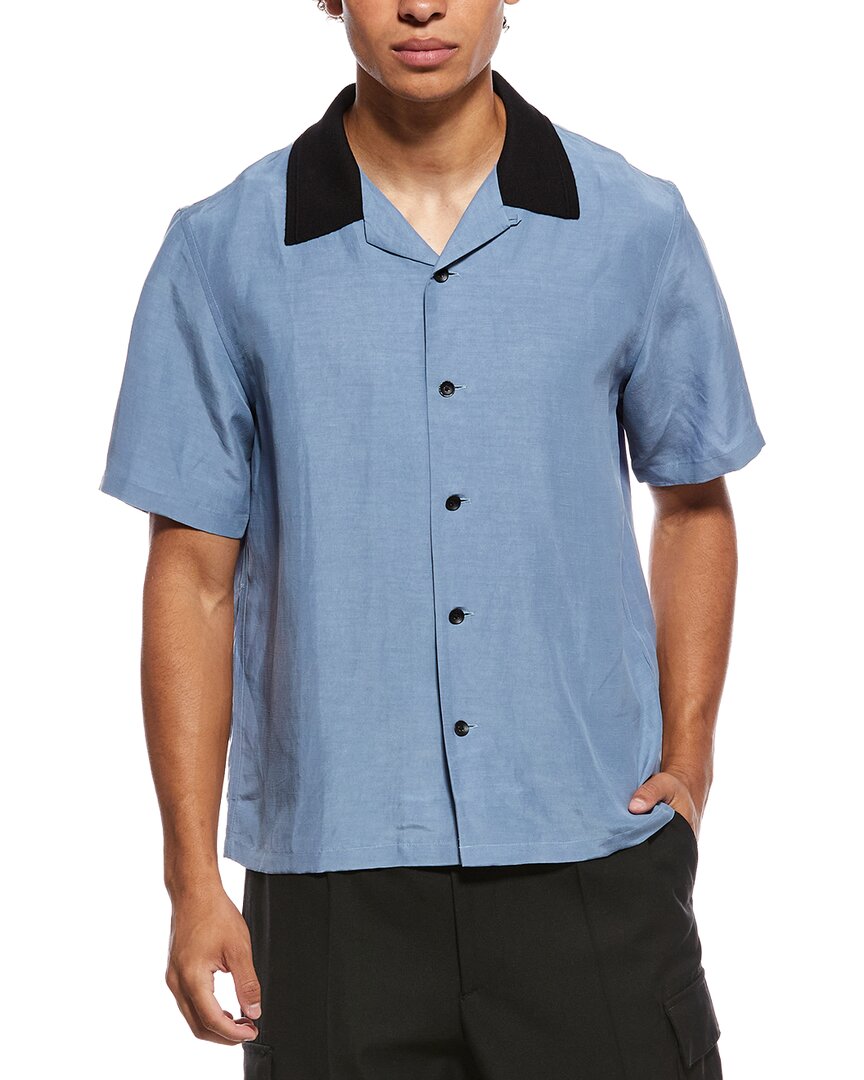 Camisa de mezcla de lino