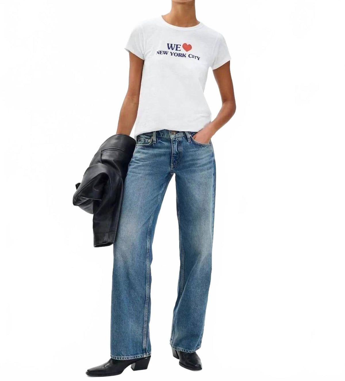 Camiseta con estampado color blanco