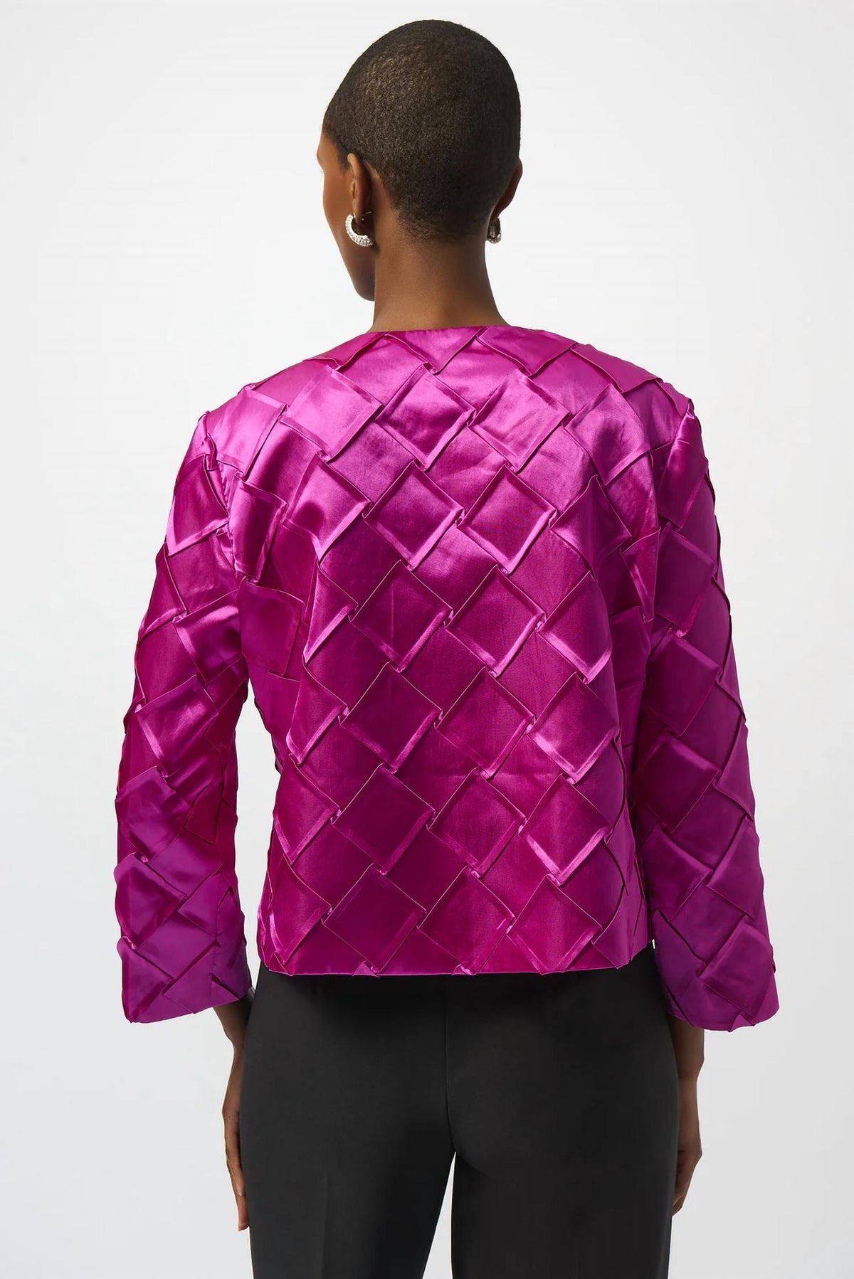 Chaqueta con cuello redondo