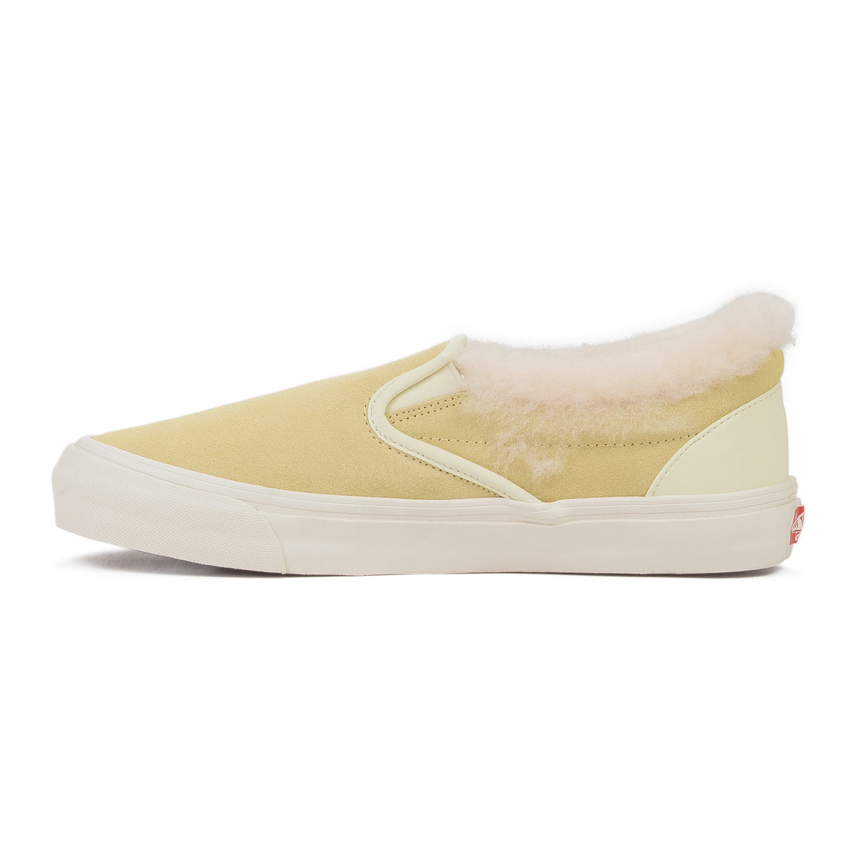 Tenis sin cordones color beige