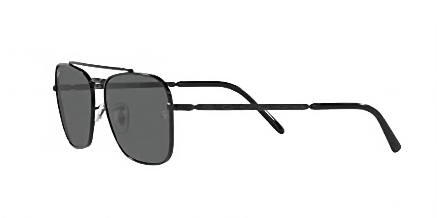 Gafas de sol unisex color gris oscuro y negro