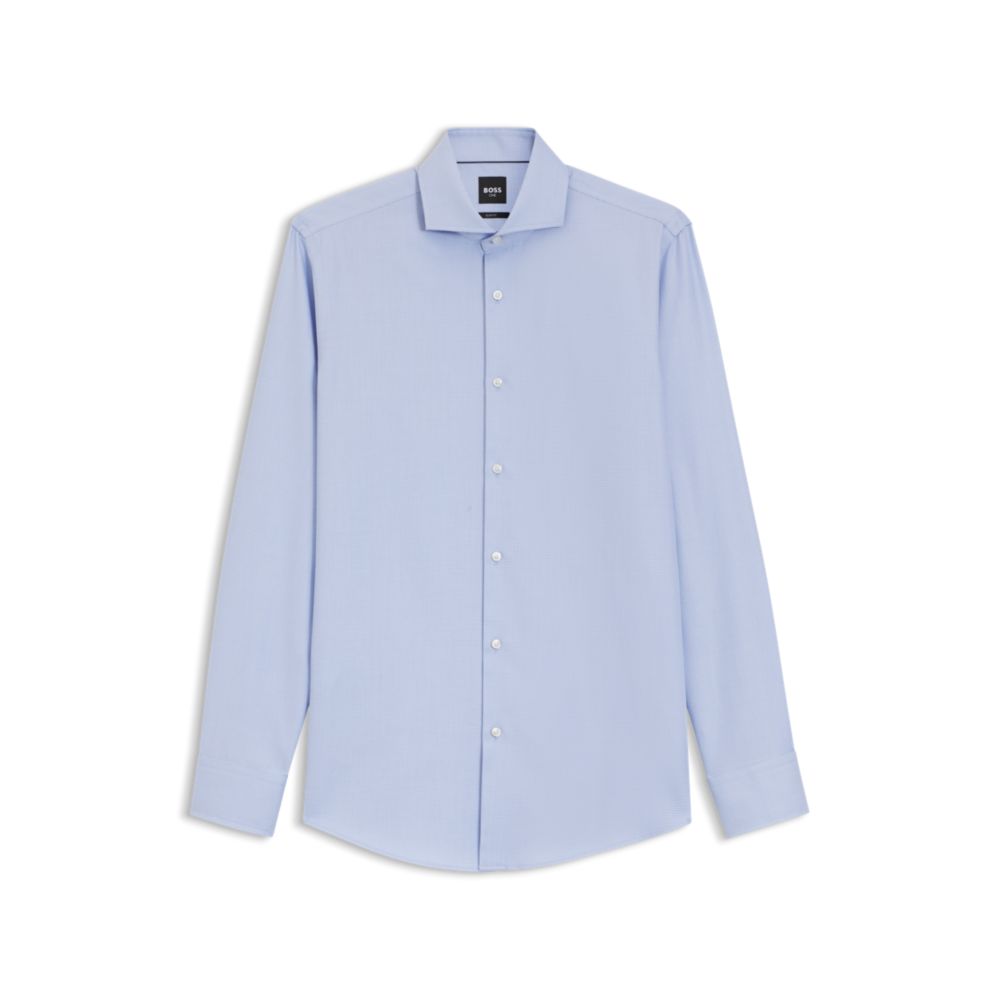 Camisa de algodón de corte ajustado