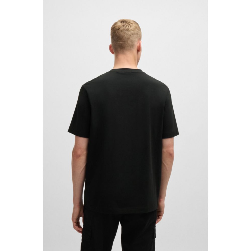 Camiseta de algodón de corte amplio
