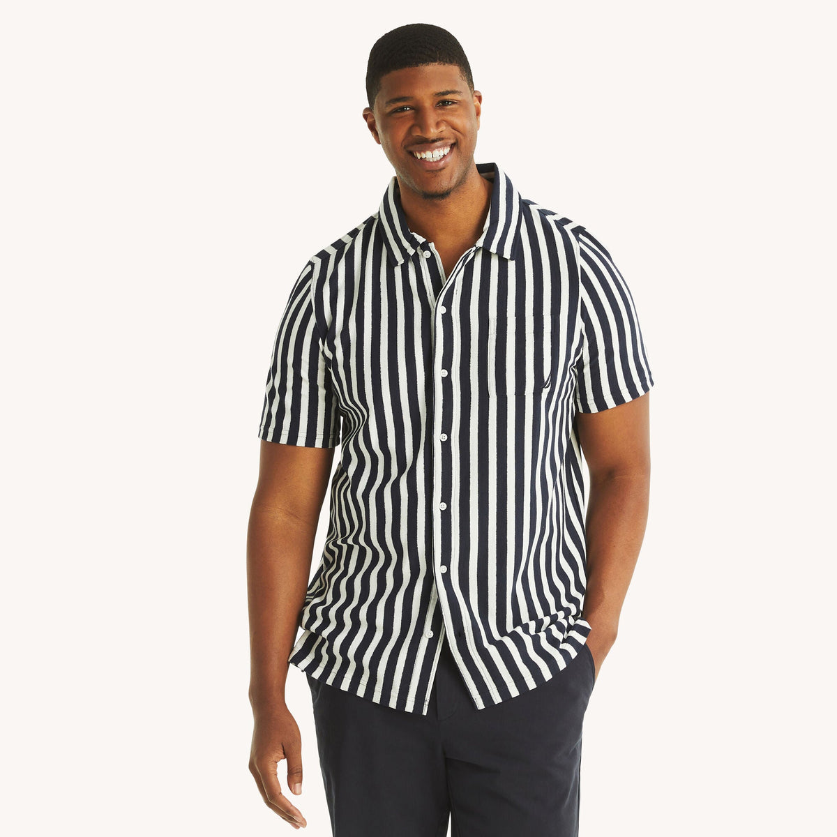 Camisa de hombre a rayas