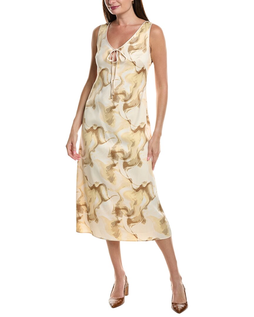 Vestido de satén midi