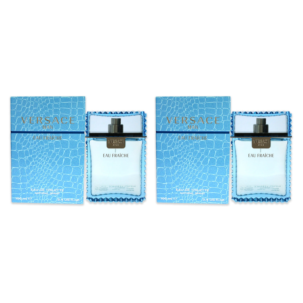 Perfume de hombre (2 unidades) eau de toilette 3,4 oz