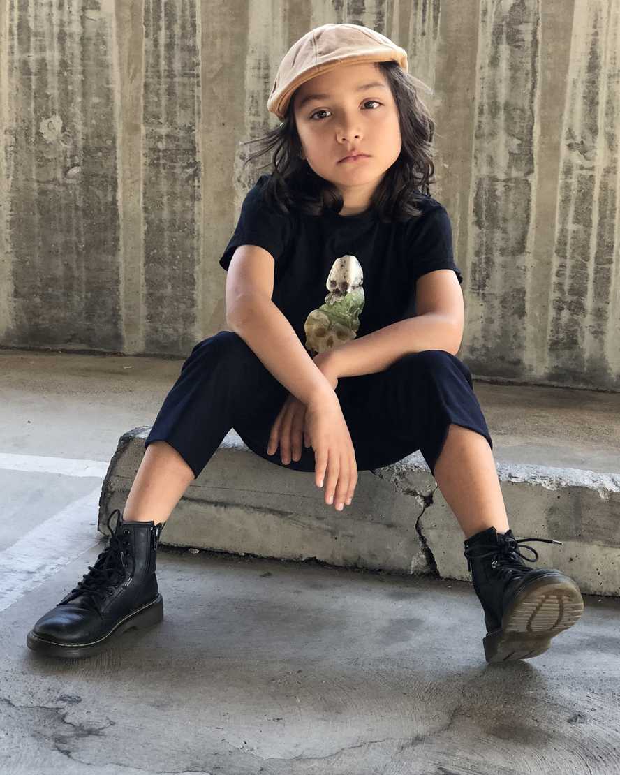 Botas de cuero con cordones