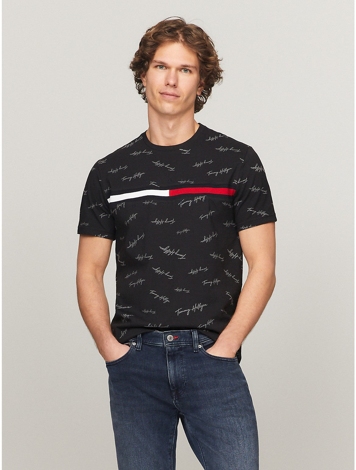 Camiseta de hombre a rayas