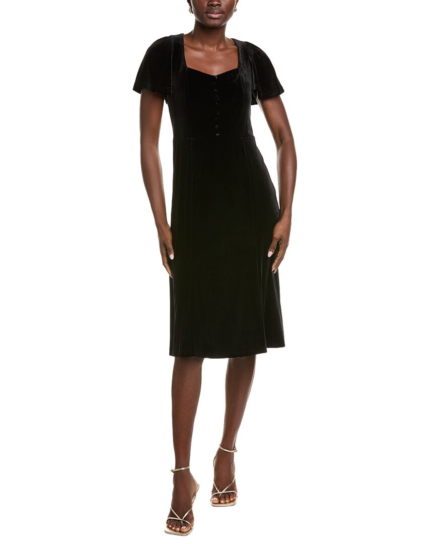 Vestido de terciopelo midi