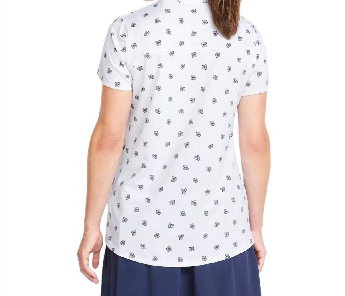 Polo color blanco
