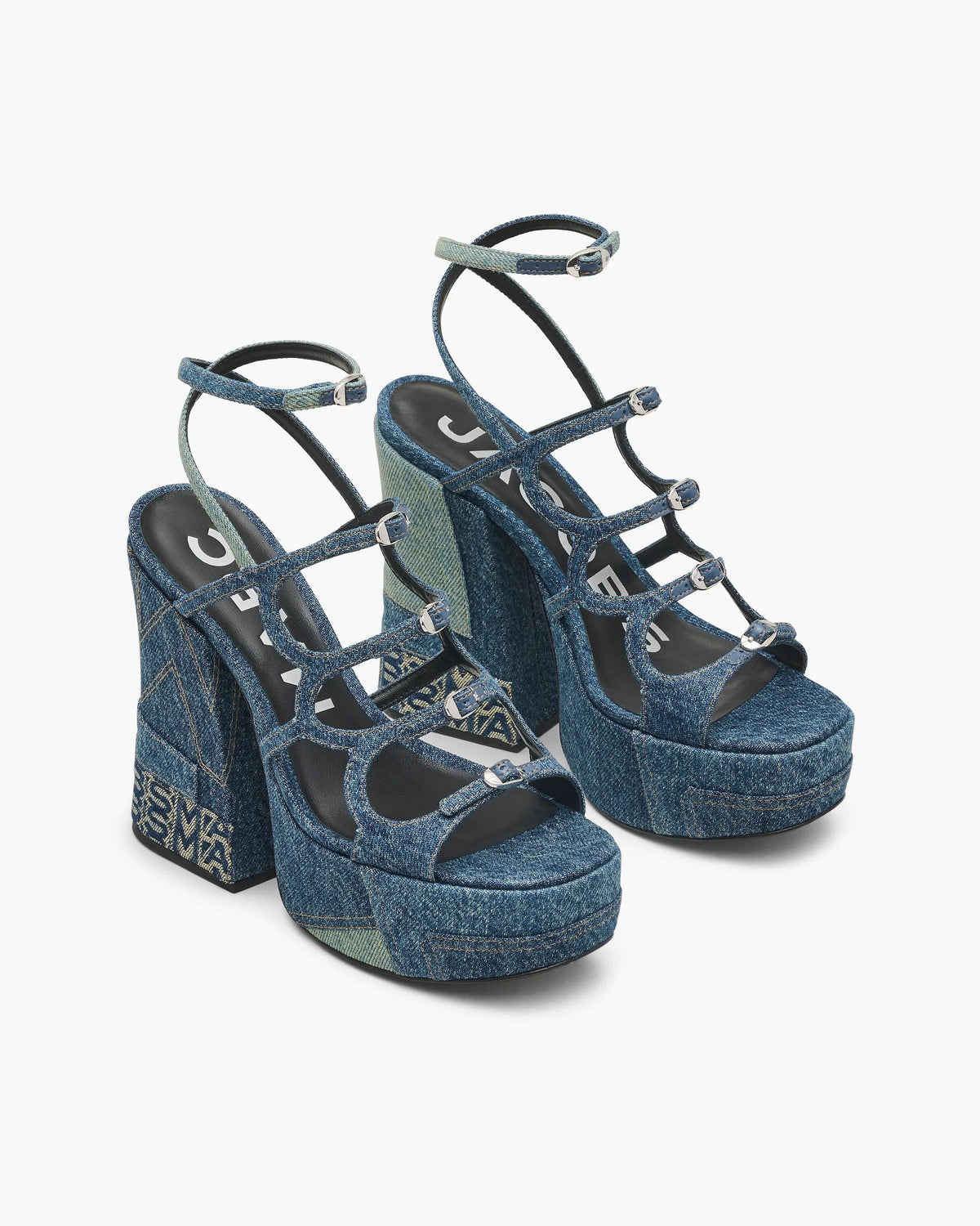 Sandalias de mezclilla con plataforma