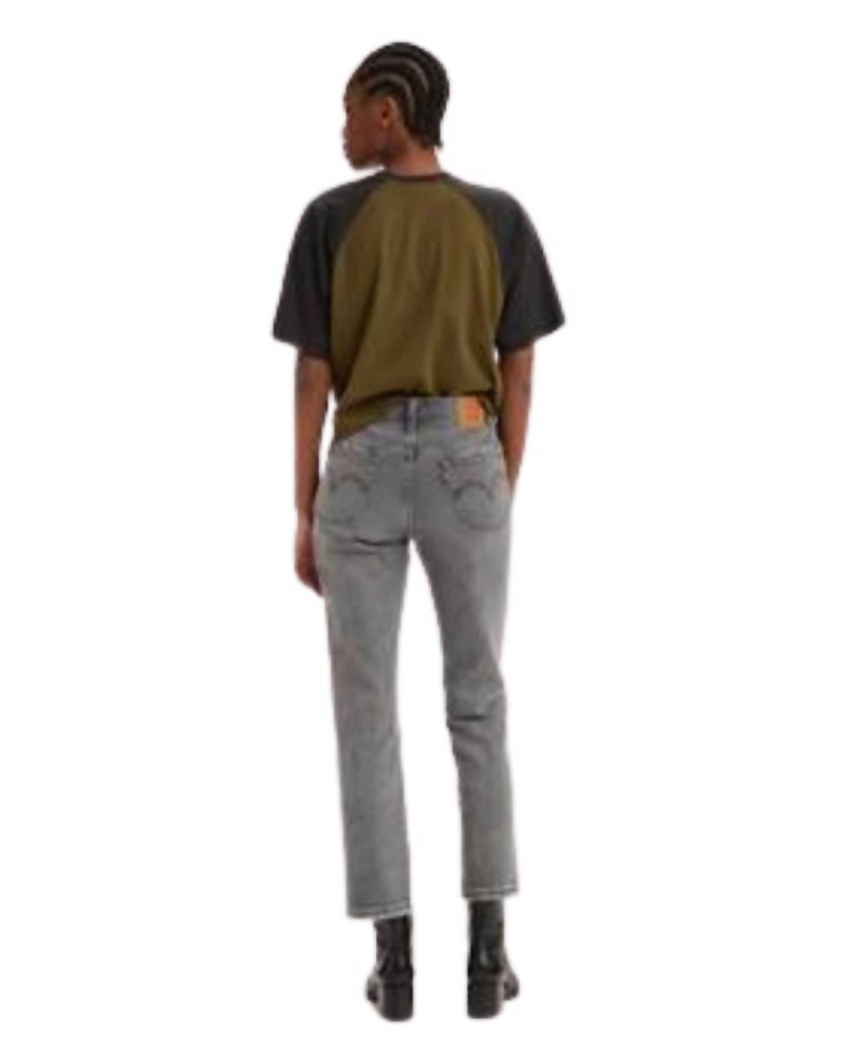 Jean color gris