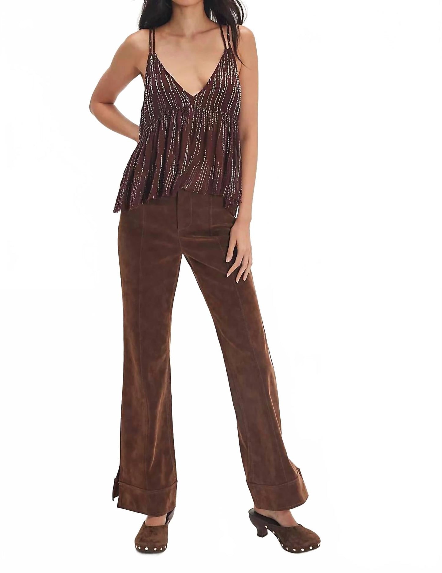 Pantalón de gamuza
