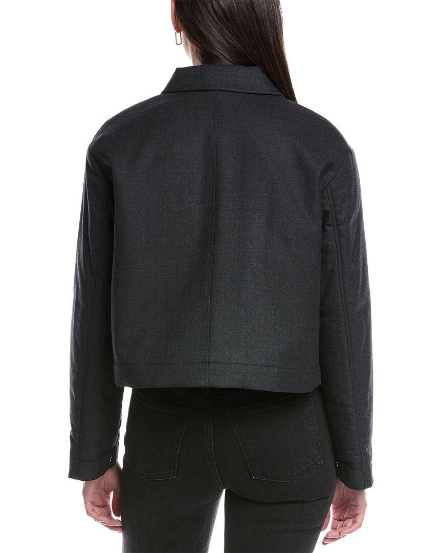 Chaqueta de mezcla de lana