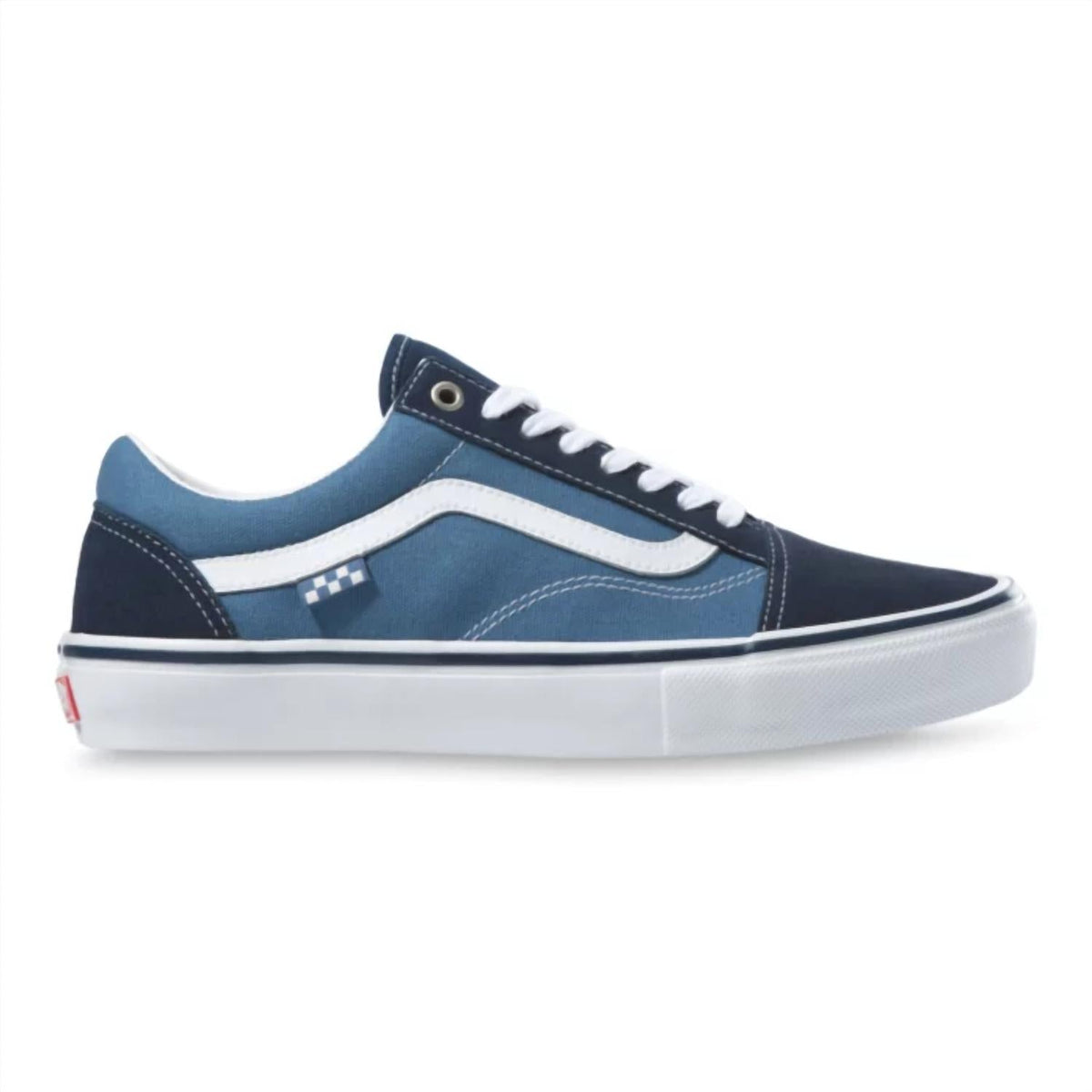 Zapatos de hombre color azul marino y blanco