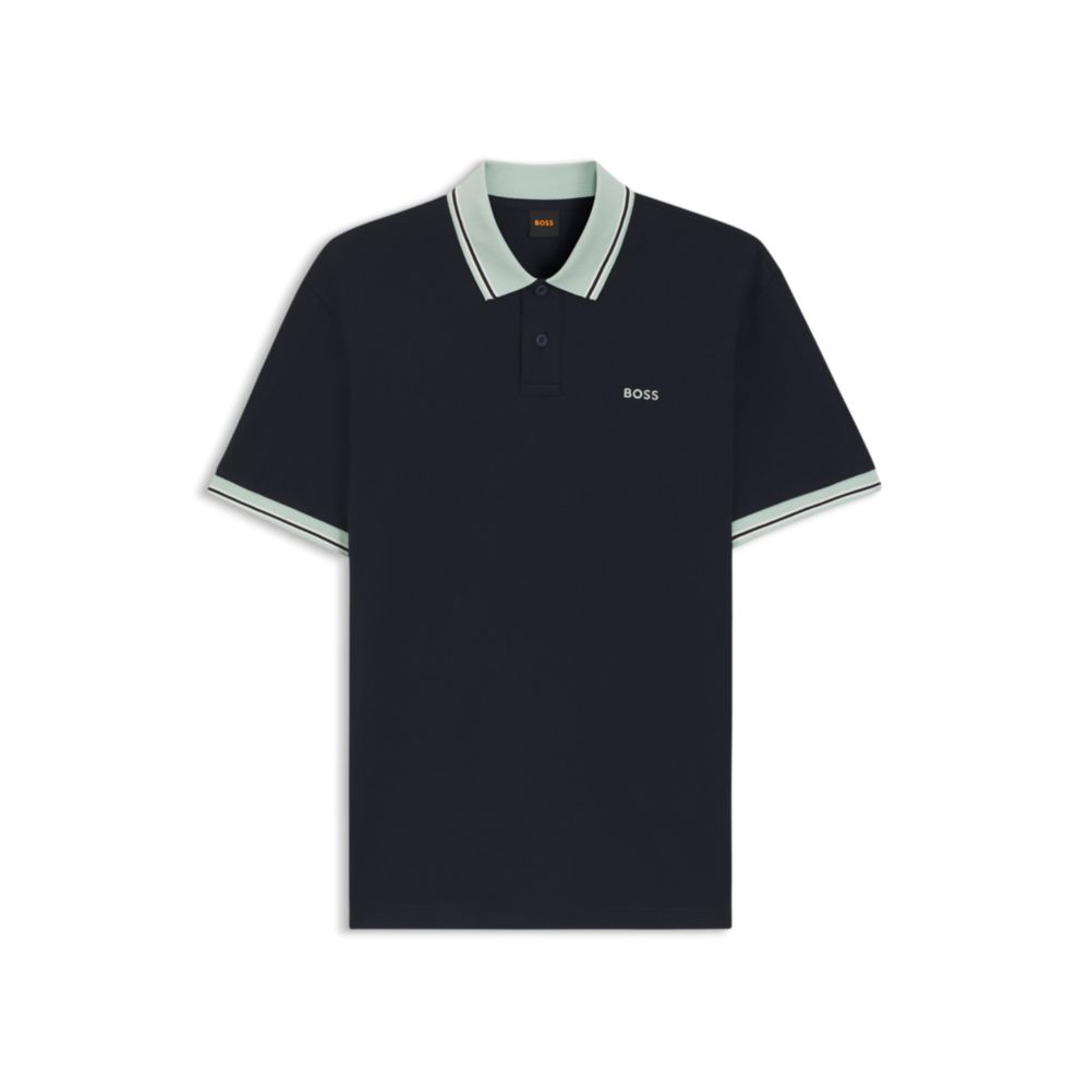 Polo de algodón a rayas
