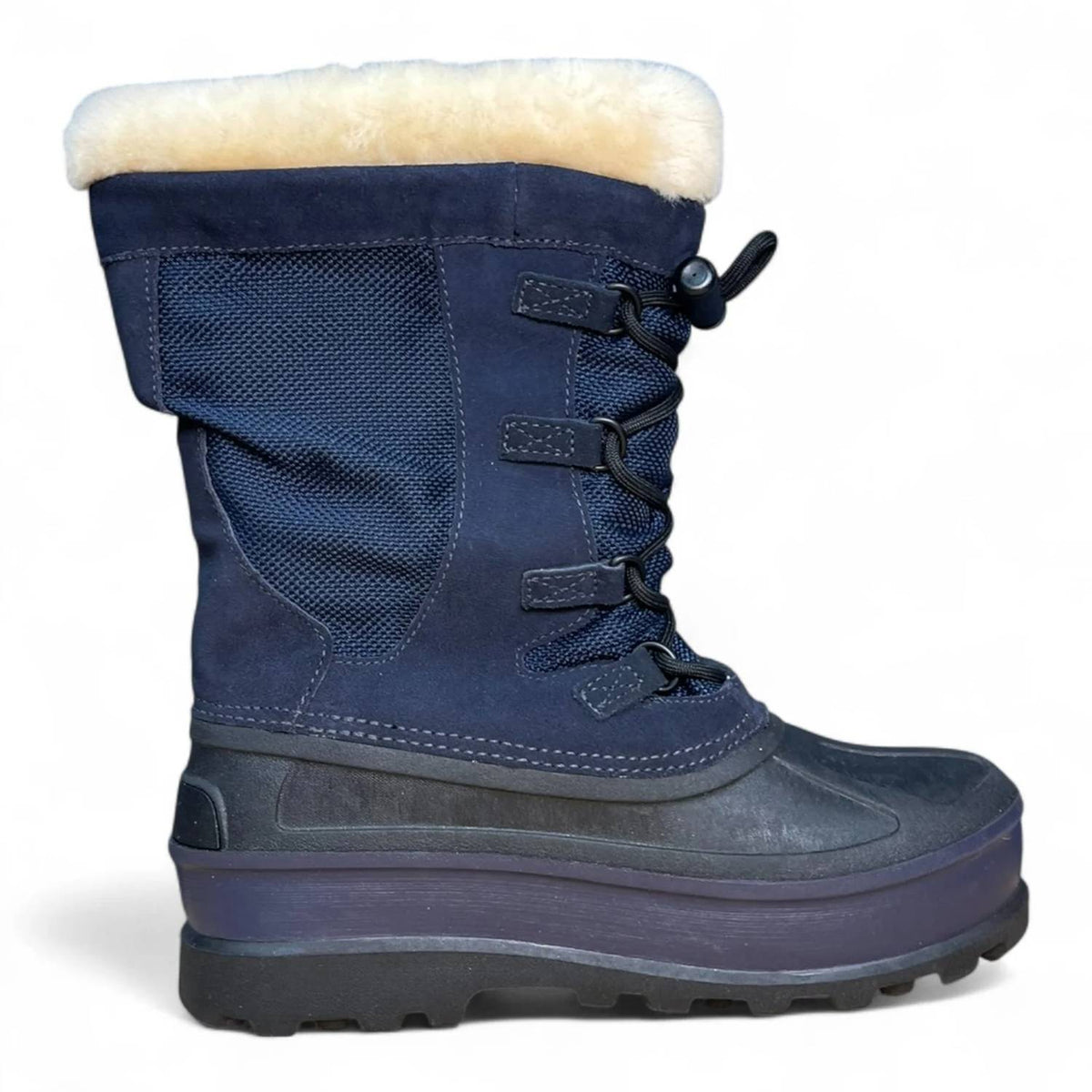 Botas para niña color azul marino