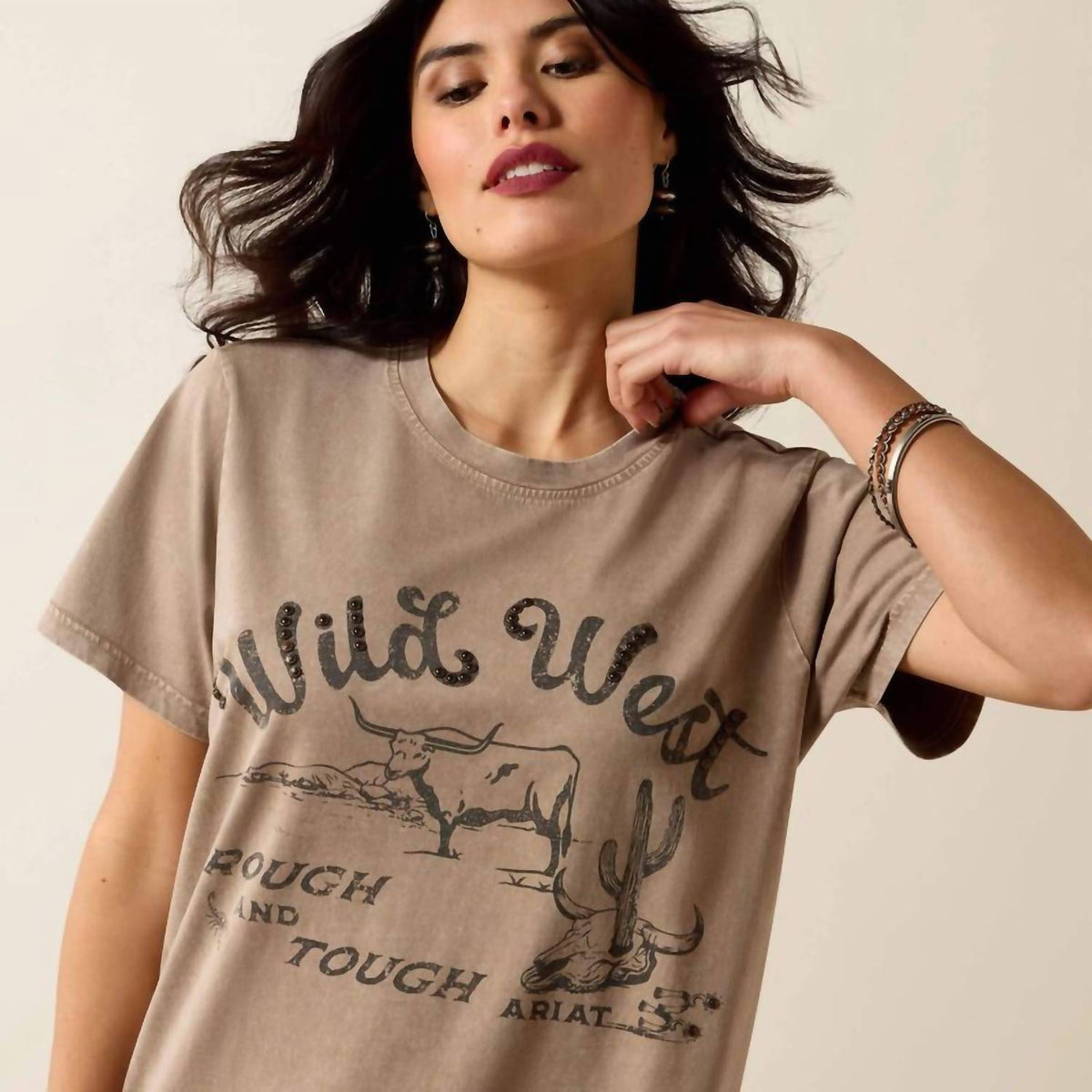 Vestido color taupe