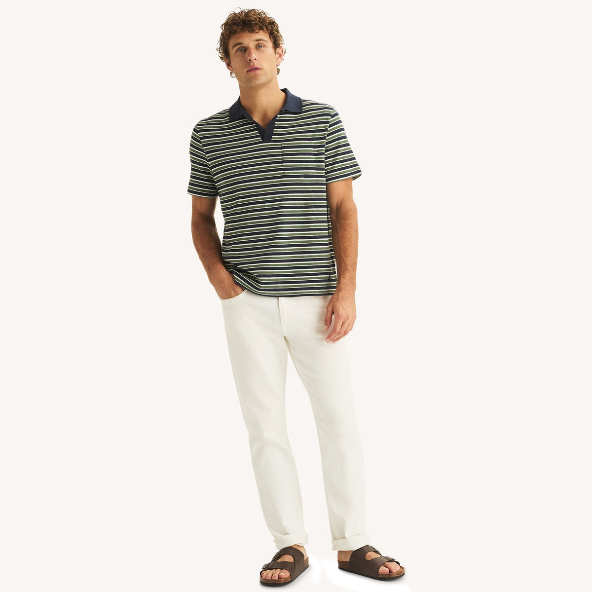 Polo de hombre a rayas