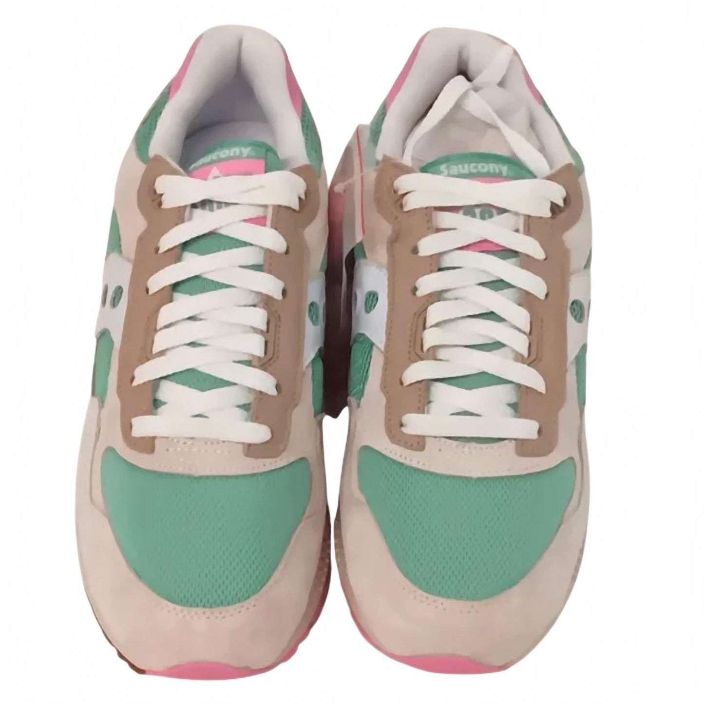 Tenis de mujer color blanco y rosado
