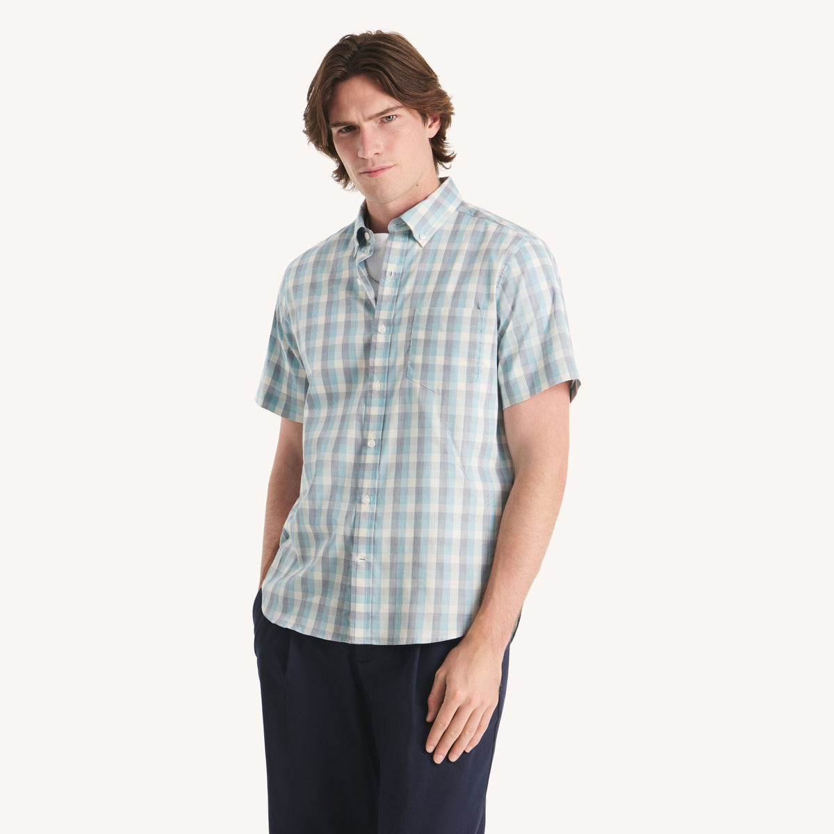 Camisa de hombre a cuadros