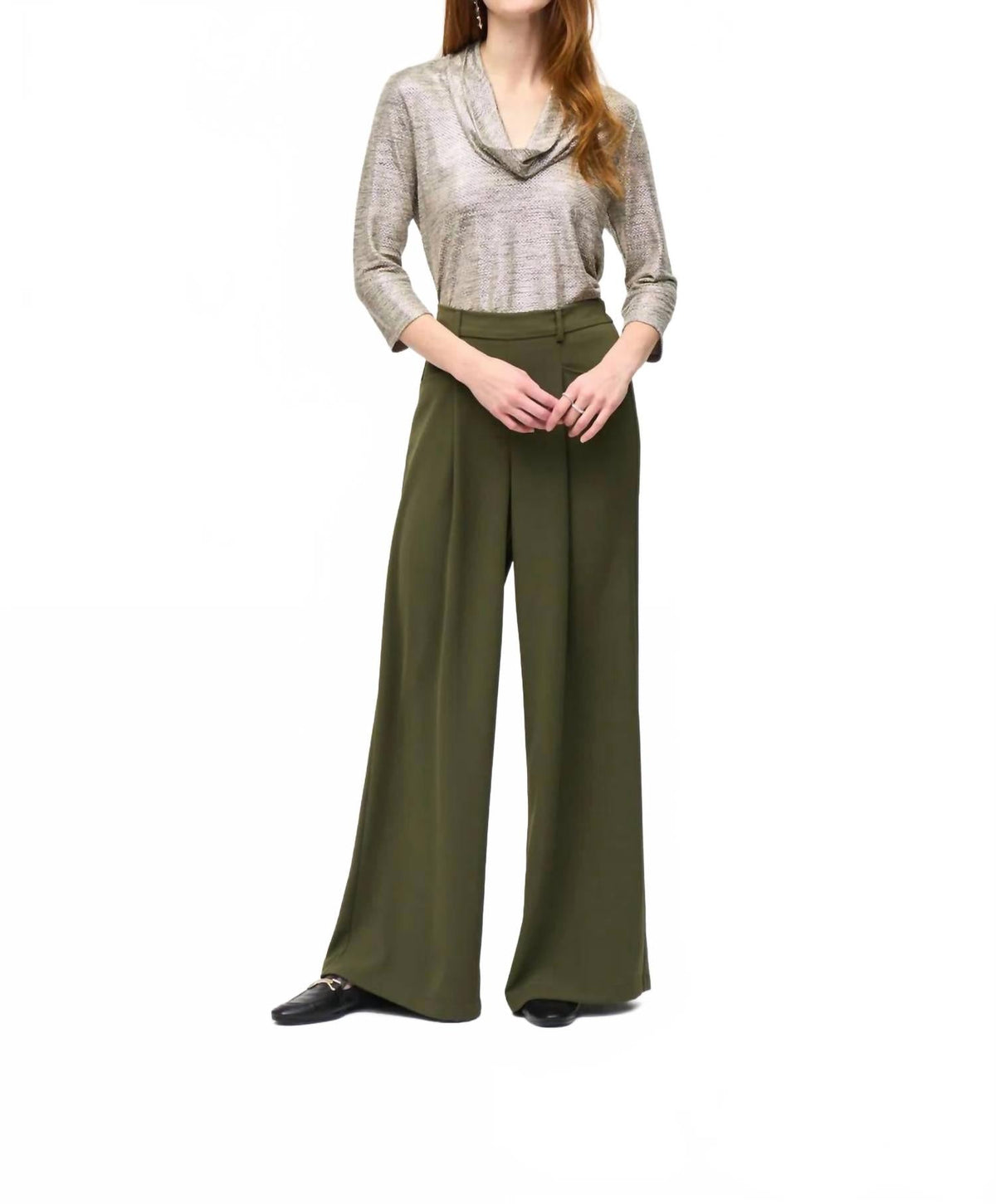 Top color beige y dorado