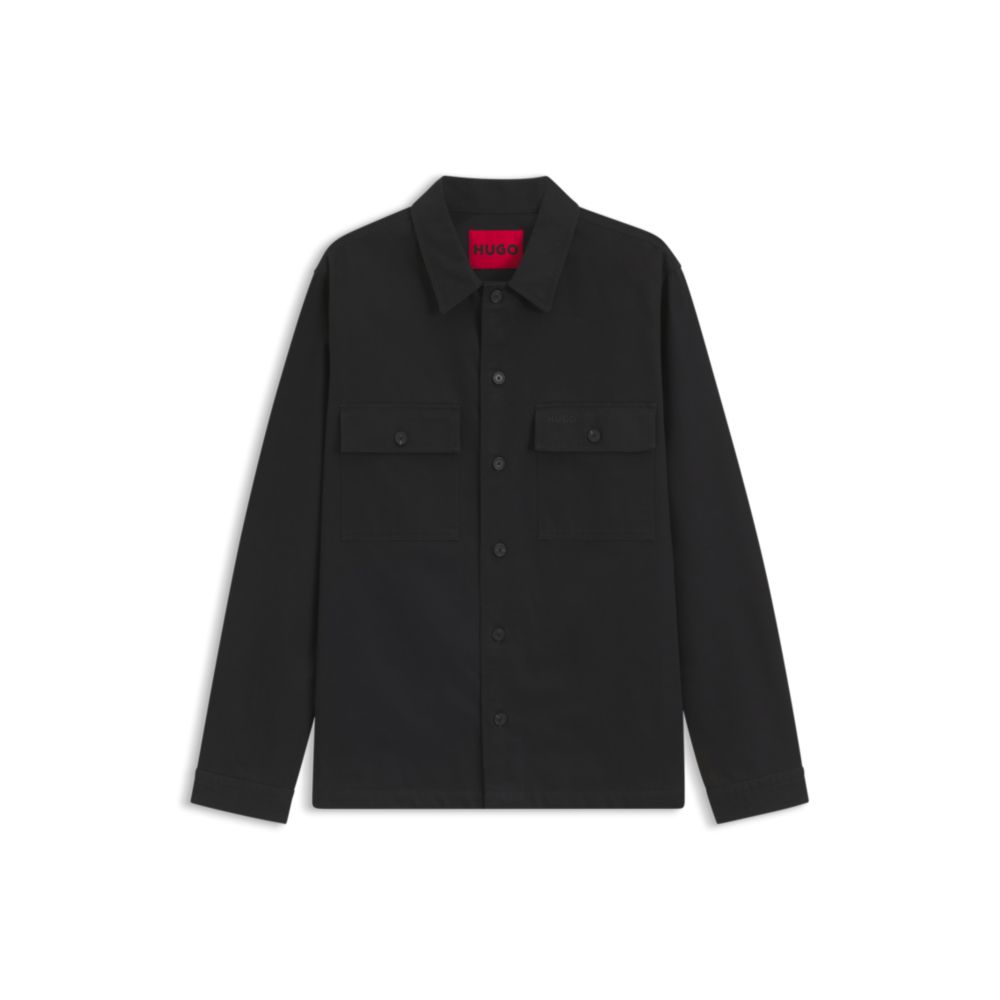 Camisa de algodón de corte amplio