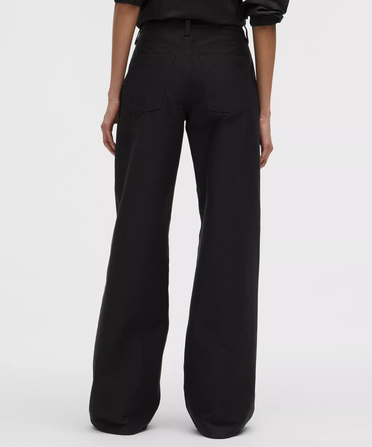 Pantalón de pierna ancha de tiro bajo