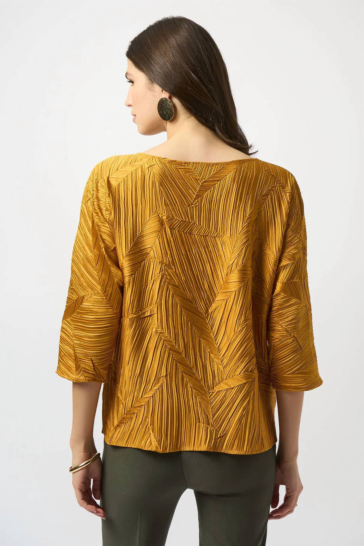 Top con pliegues