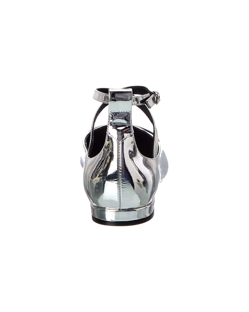 Zapatos planos de cuero