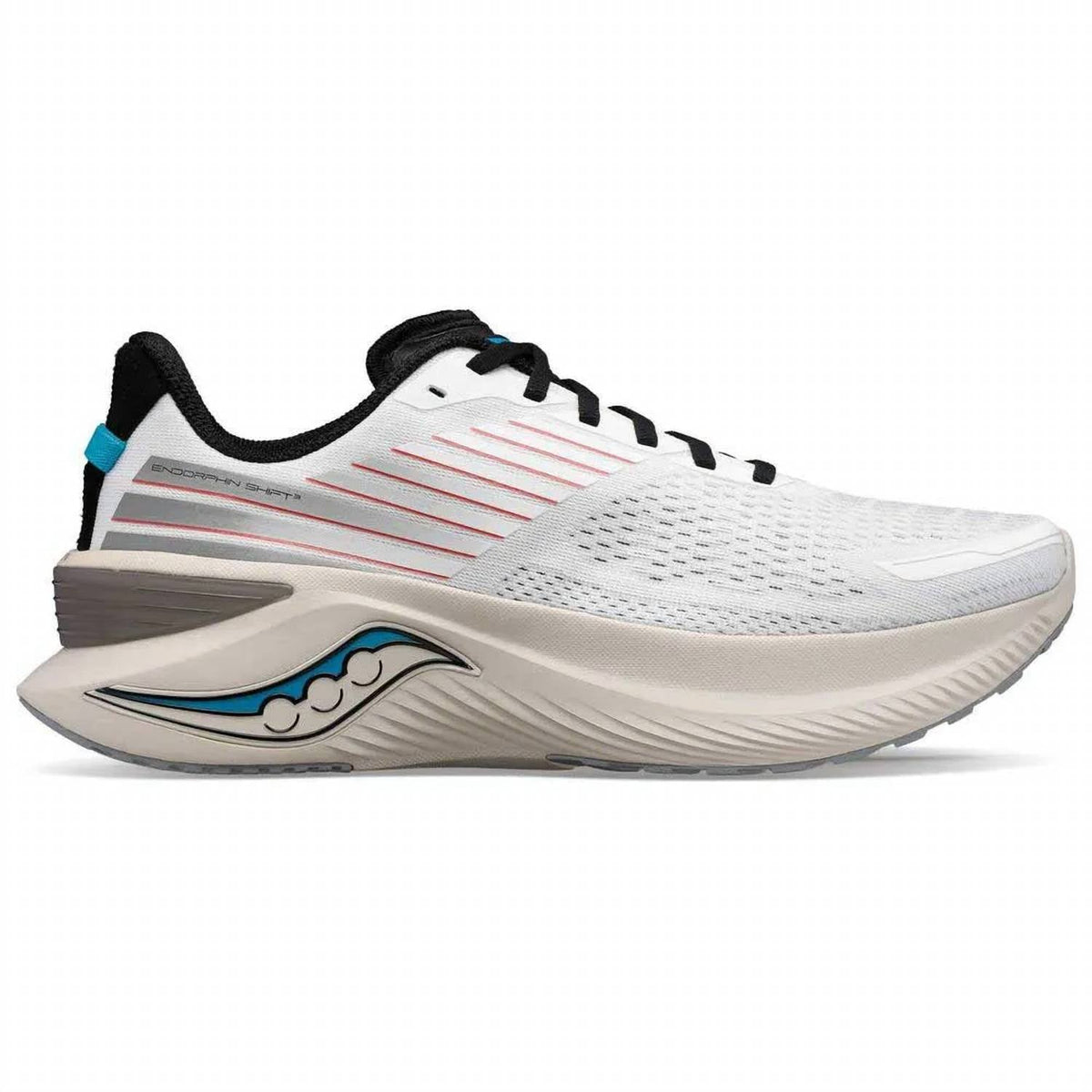 Tenis para correr de hombre color negro y blanco