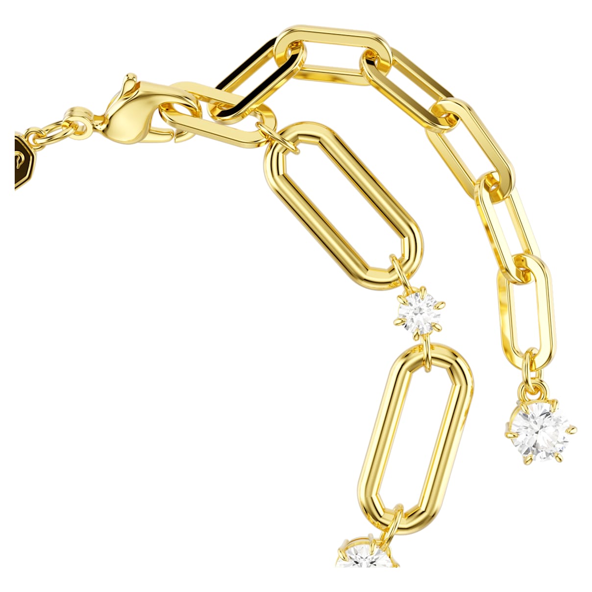 Pulsera color blanco y dorado