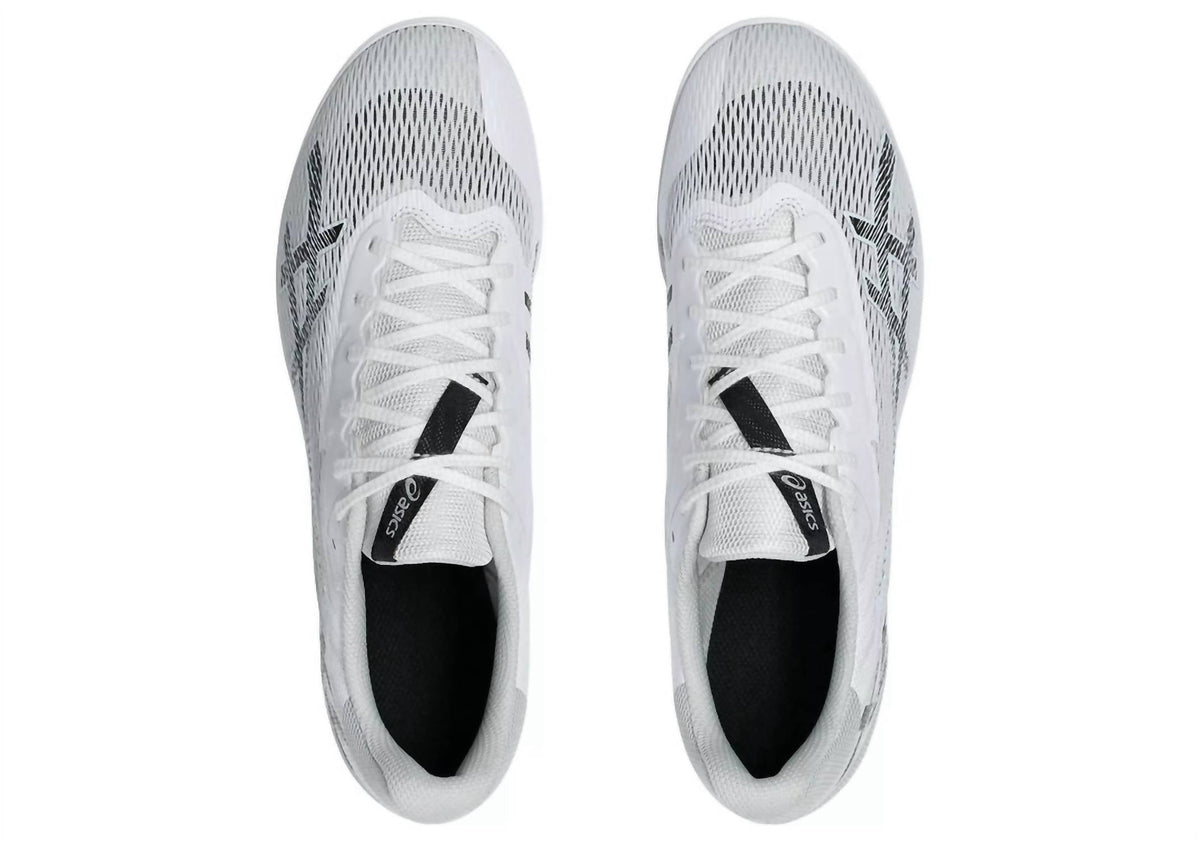 Zapatillas con clavos de hombre color blanco y gris