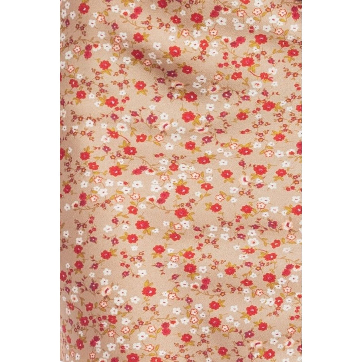 Vestido de mujer de satén corto con estampado