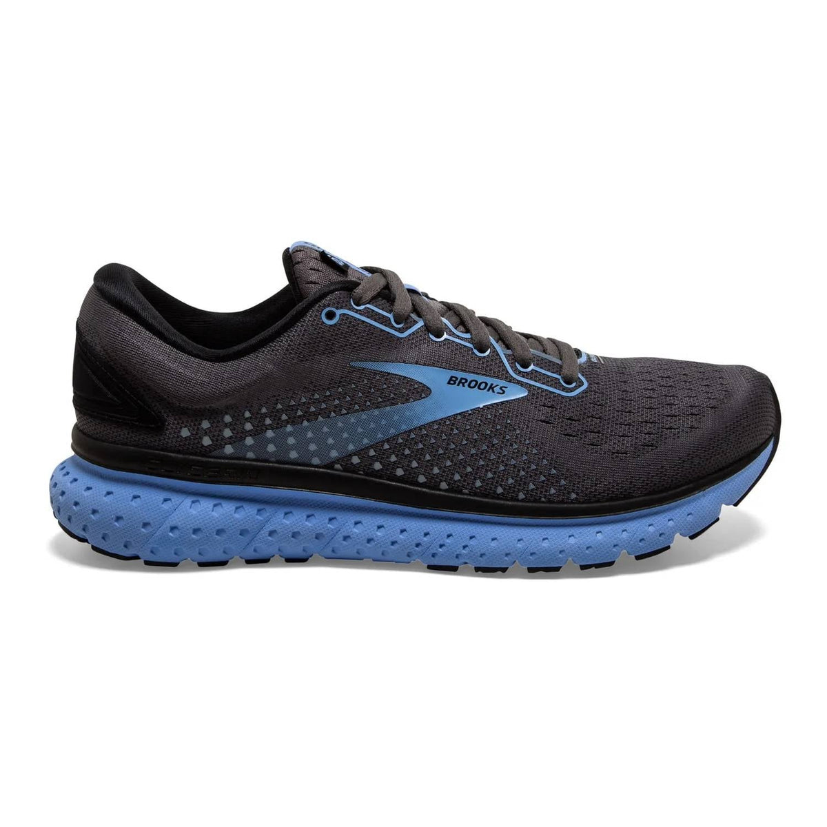 Tenis para correr de mujer color negro y azul