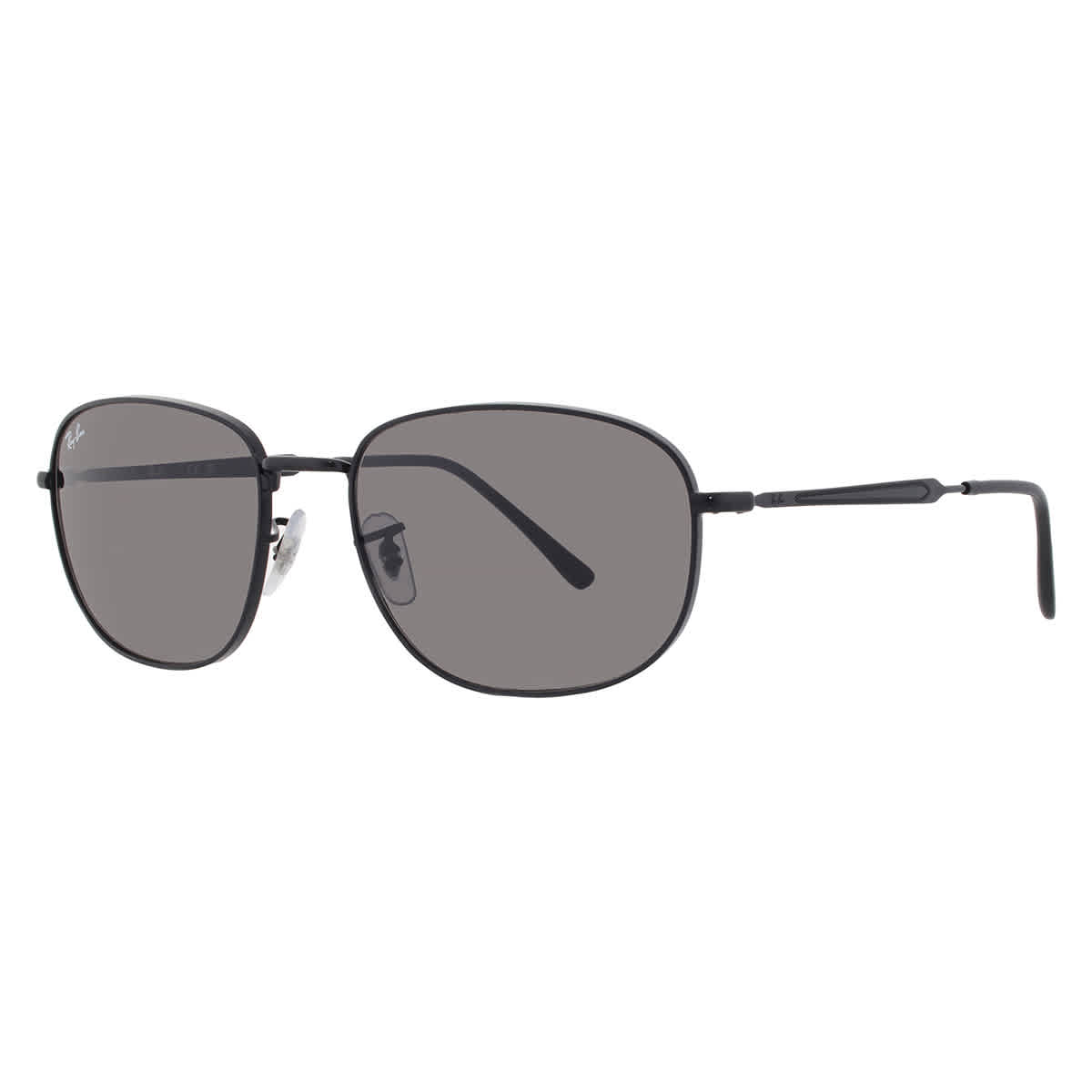Gafas de sol unisex de montura cuadrada color gris oscuro