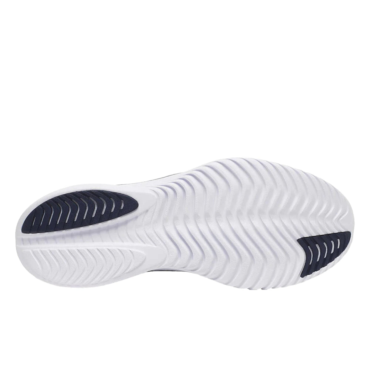 Calzado de hombre color azul marino y blanco