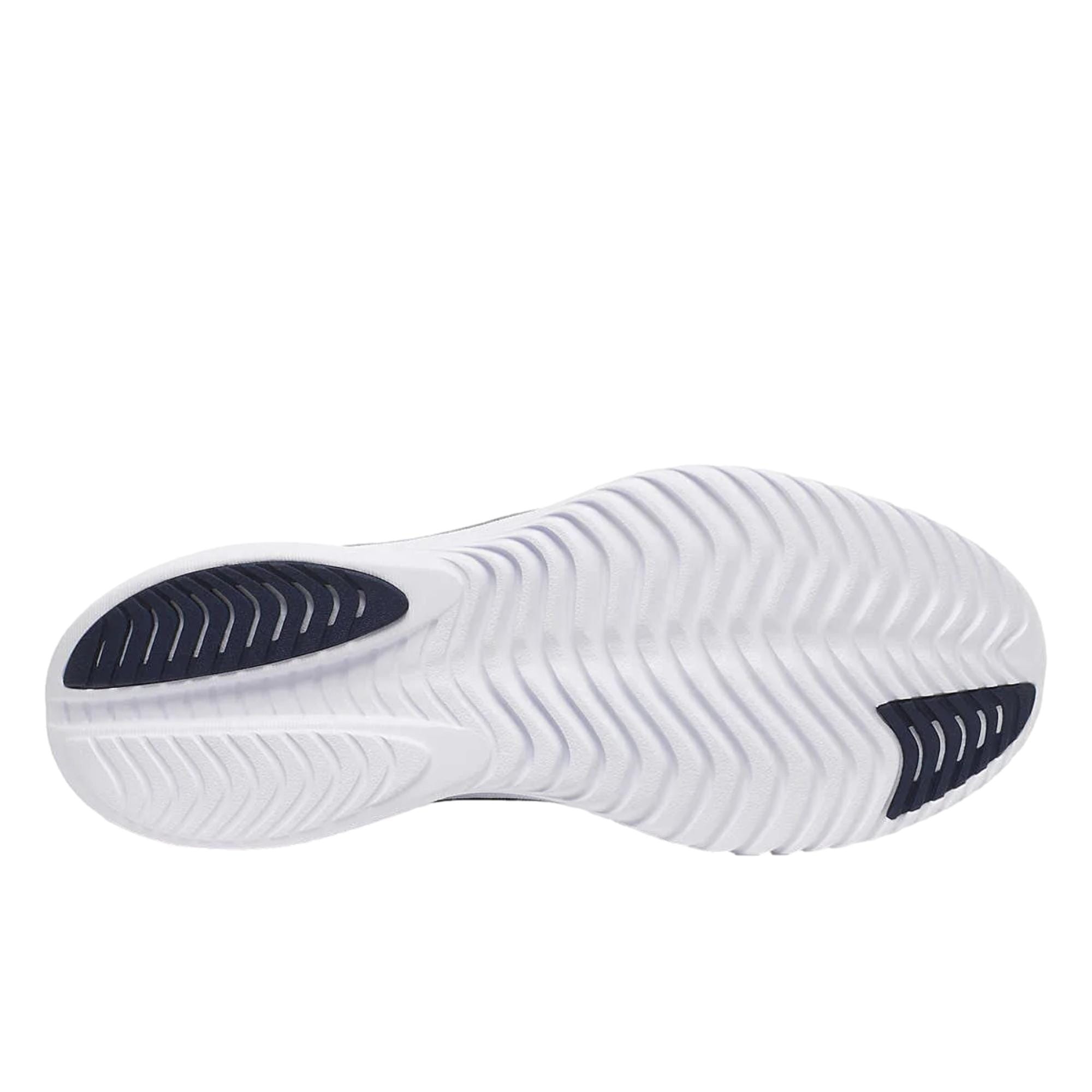 Calzado de hombre color azul marino y blanco