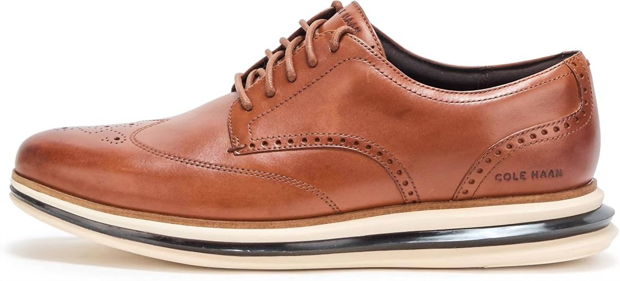 Zapatos de cordones de hombre color marfil