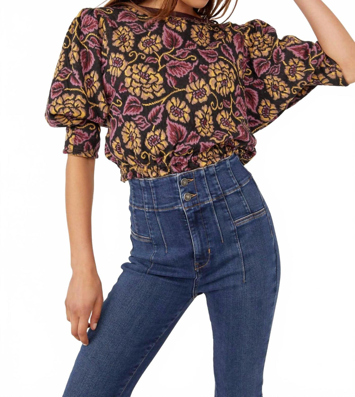 Top color negro