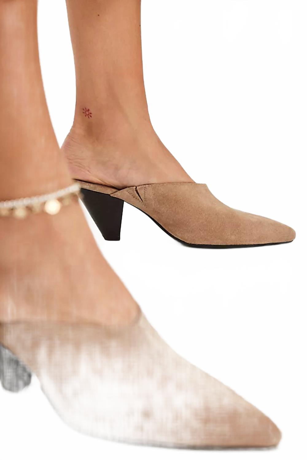 Sandalias de gamuza