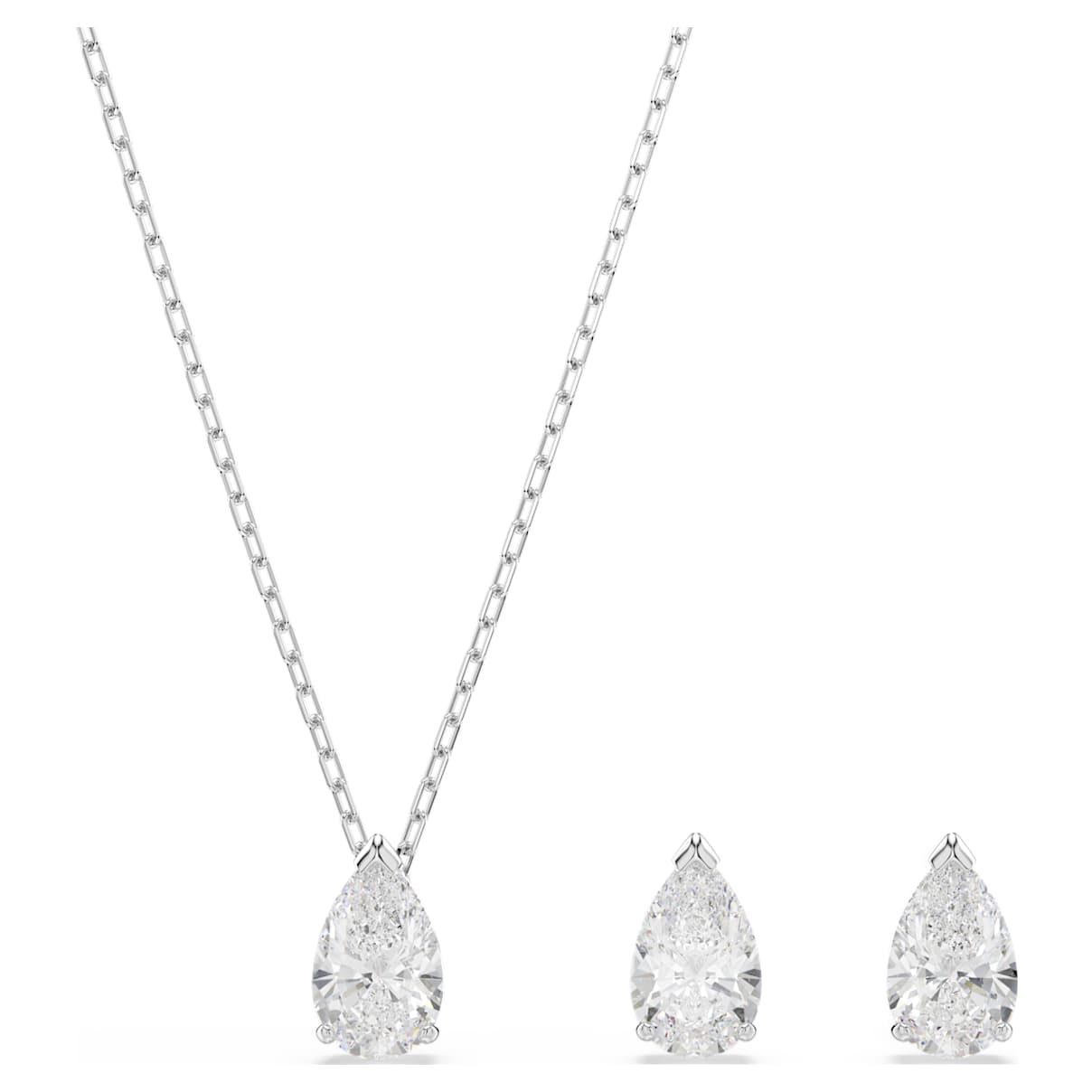 Set de joyería color blanco