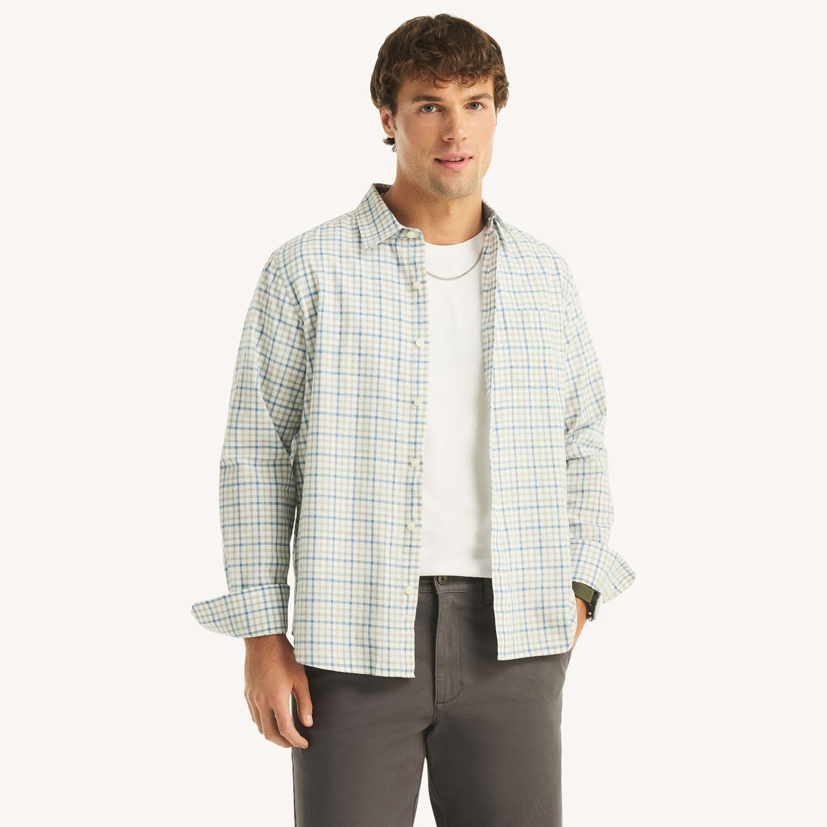 Camisa de hombre a cuadros