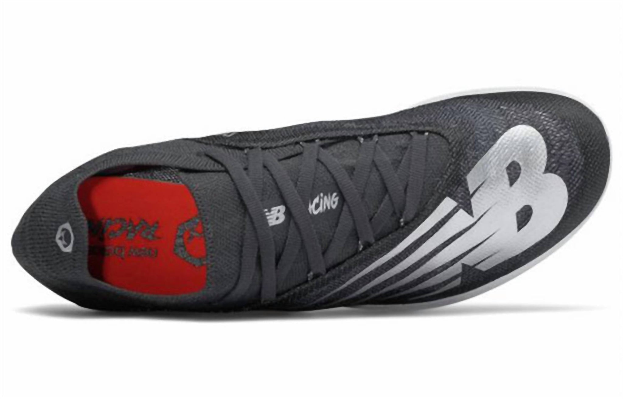 Zapatillas con clavos de hombre color negro y plateado