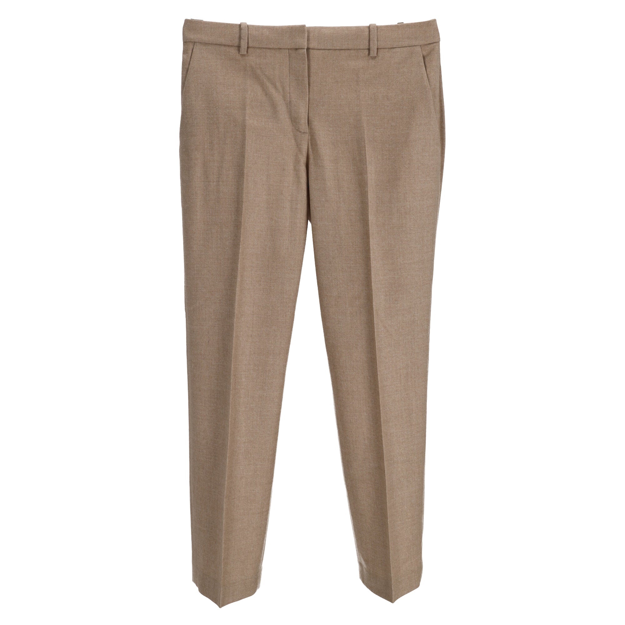 Pantalón de lana color beige