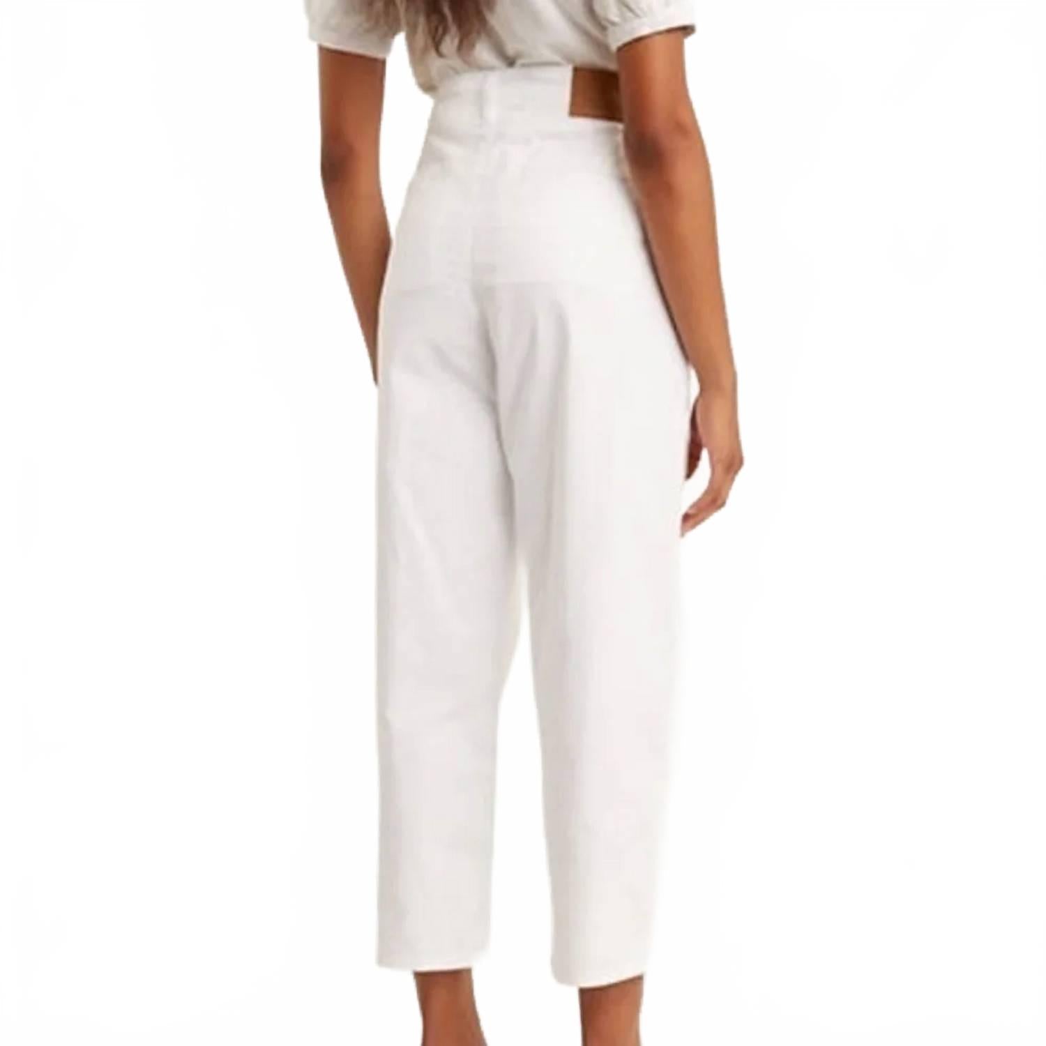 Pantalón de mujer color blanco