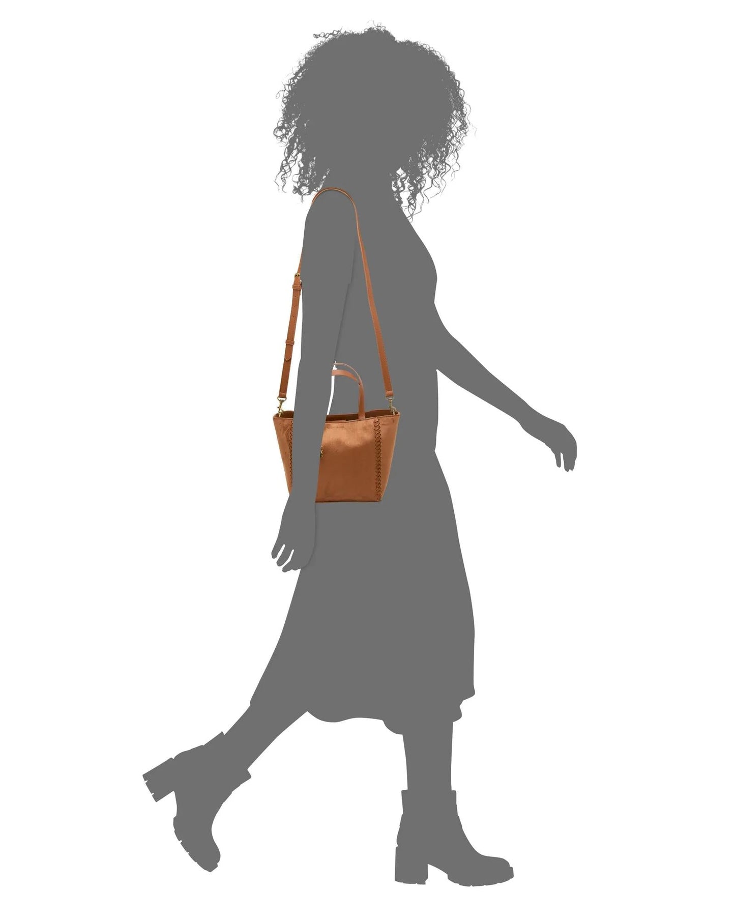 Bolso tote de efecto cuero