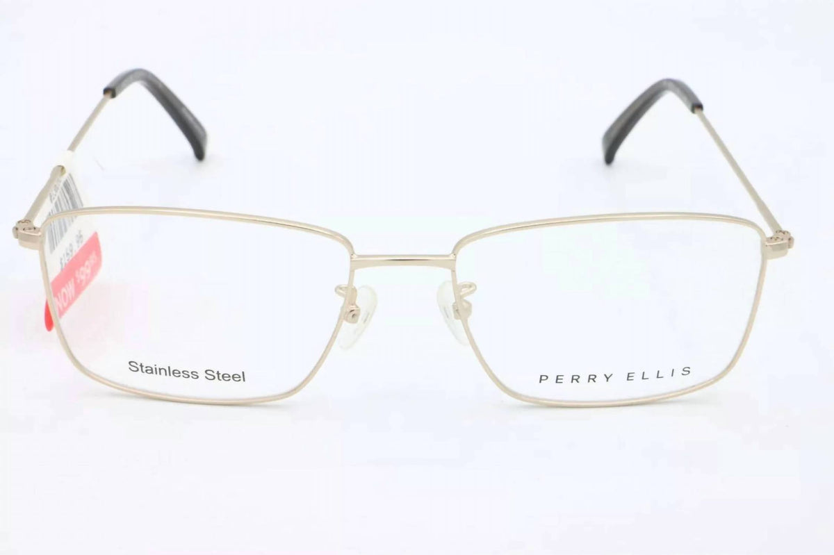 Montura para gafas de hombre color dorado